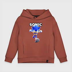 Детское худи оверсайз Sonic the Hedgehog 2