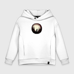 Детское худи оверсайз Воющий медведь