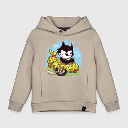 Детское худи оверсайз Felix - the cat