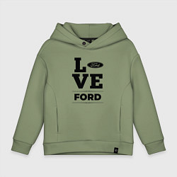 Детское худи оверсайз Ford Love Classic