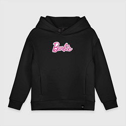 Детское худи оверсайз Barbie logo