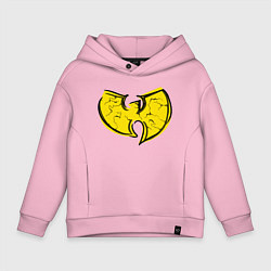 Толстовка оверсайз детская Style Wu-Tang, цвет: светло-розовый