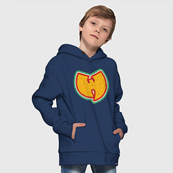Толстовка оверсайз детская Wu-Tang Colors, цвет: тёмно-синий — фото 2