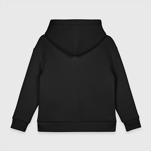Детское худи оверсайз Streetball lettering / Черный – фото 2