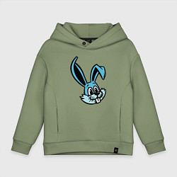 Толстовка оверсайз детская Blue Bunny, цвет: авокадо