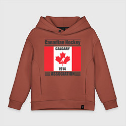 Детское худи оверсайз Федерация хоккея Канады