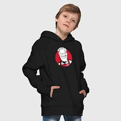 Толстовка оверсайз детская Доктор Ливси - KFC Edition, цвет: черный — фото 2