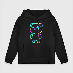 Детское худи оверсайз Cool neon bear