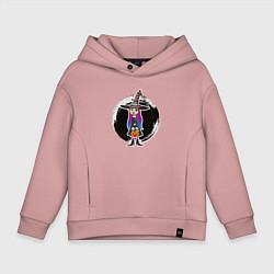 Детское худи оверсайз Мультяшная ведьма Хэллоуин