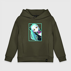 Детское худи оверсайз Ребекка из киберпанка - нетраннер