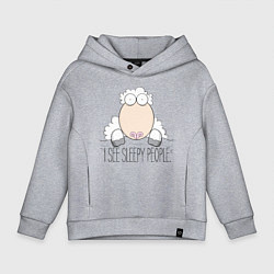 Детское худи оверсайз Я вижу сонных людей