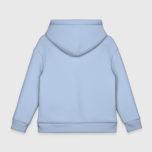 Детское худи оверсайз Счастливое лицо аниме девушки / Мягкое небо – фото 2