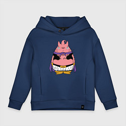 Толстовка оверсайз детская Totoro Majin Buu, цвет: тёмно-синий
