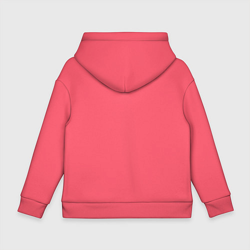 Детское худи оверсайз Minimal love / Коралловый – фото 2