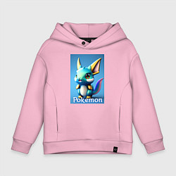 Детское худи оверсайз Pokemon Vaporeon