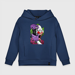 Толстовка оверсайз детская Krusty photographer, цвет: тёмно-синий
