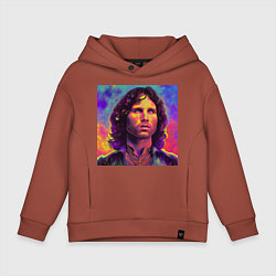 Детское худи оверсайз Jim Morrison Strange colors Art