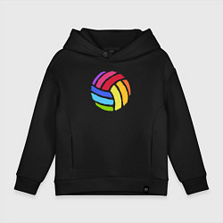 Детское худи оверсайз Rainbow volleyball