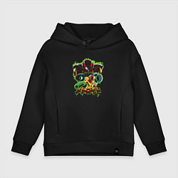 Толстовка оверсайз детская Samus Aran, цвет: черный
