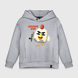 Детское худи оверсайз Chicken Gun злой