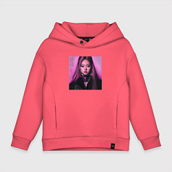 Детское худи оверсайз Blackpink Jennie аниме рисунок