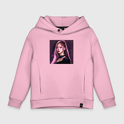 Детское худи оверсайз Blackpink Jennie аниме рисунок