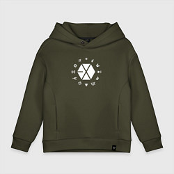 Детское худи оверсайз Logo EXO