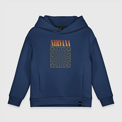 Детское худи оверсайз Nirvana лого