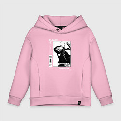 Толстовка оверсайз детская Ичиго Шинигами - Блич, цвет: светло-розовый