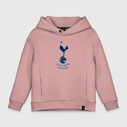 Толстовка оверсайз детская Tottenham Hotspur fc sport, цвет: пыльно-розовый