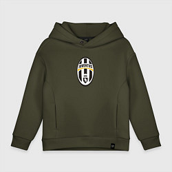 Толстовка оверсайз детская Juventus sport fc, цвет: хаки