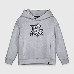 Детское худи оверсайз Rock music life