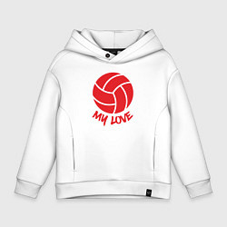 Детское худи оверсайз Volleyball my love