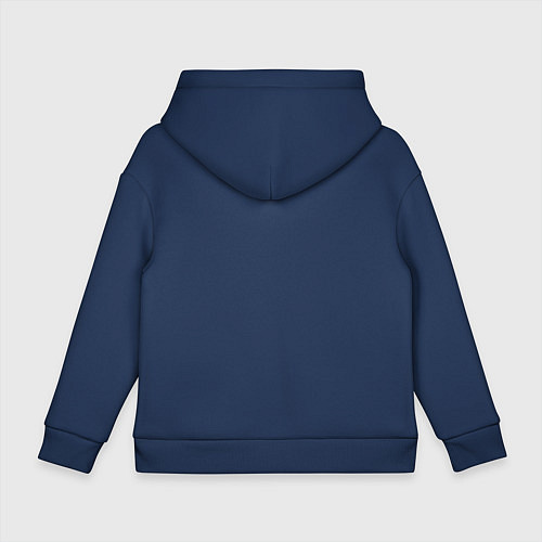 Детское худи оверсайз High voltage / Тёмно-синий – фото 2