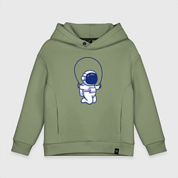 Детское худи оверсайз Космонавт со скакалкой