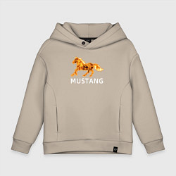 Детское худи оверсайз Mustang firely art