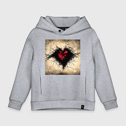 Детское худи оверсайз Темное сердце