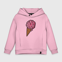 Детское худи оверсайз Brain ice cream