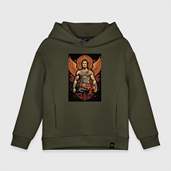 Детское худи оверсайз Боец и крылья