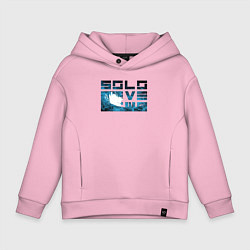 Толстовка оверсайз детская Владыка Теней Джин Ву, цвет: светло-розовый