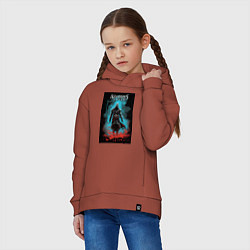 Толстовка оверсайз детская Assassins creed тайное проклятье, цвет: кирпичный — фото 2