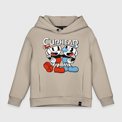 Детское худи оверсайз Cuphead and Mugman