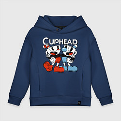 Детское худи оверсайз Cuphead and Mugman