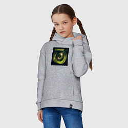 Толстовка оверсайз детская Static-X - Shadow Zone, цвет: меланж — фото 2