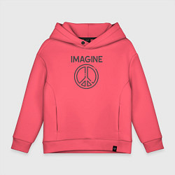 Детское худи оверсайз Peace imagine