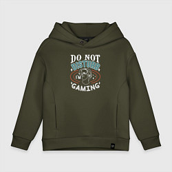 Детское худи оверсайз Do not disturb im gaming