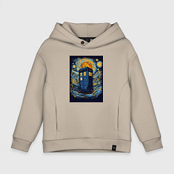 Детское худи оверсайз Телефонная полицейская будка