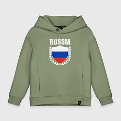 Детское худи оверсайз Russian flag