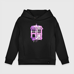 Детское худи оверсайз Pink tardis