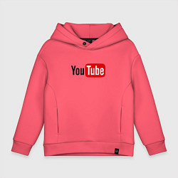 Детское худи оверсайз You tube logo